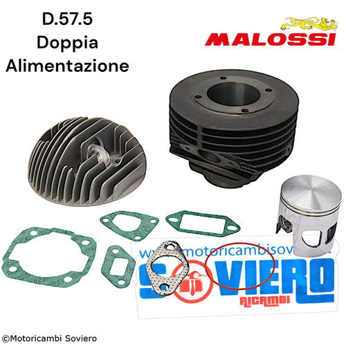 Gruppo termico malossi 130cc - gruppo,