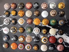 48 capsule tappi spumante italiano vino tutte differenti no champagne collezione