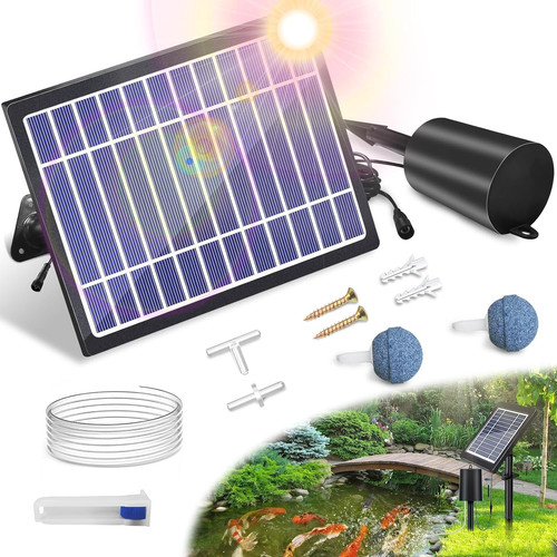 Solar powered aerator aeratore - solar,