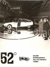 1970 SALONE DELL'AUTO DI TORINO Esposizione della CITROEN GS CLUB *Foto 18x24 cm