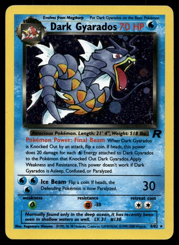 Dark gyarados raro holo - raro, |