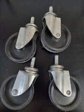 SET 4 RUOTE PIVOTANTI DA SCAFFALE