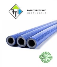 TUBO ISOLENE PE BLU polietilene estruso PELLICOLATO PER TUBI ZINCATI RAME 2ML 