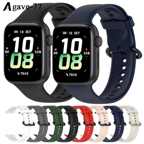 Silicone strap watch band - watch,