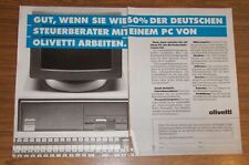 Rara Pubblicità OLIVETTI M24 Personal Computer - Tutto Olivetti #2 1987