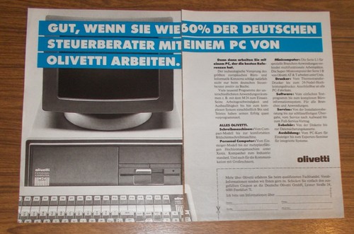 Rara pubblicità olivetti - pubblicità, m24