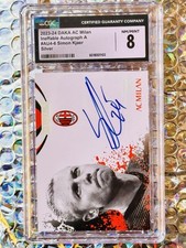 DAKA Ineffable Milan Simon Kjaer On Card Auto Signature /90 CGC Graded 8