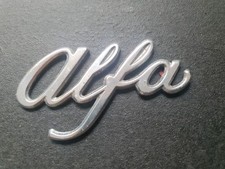 ALFA ROMEO Originale Giulia Super logo scritta badge fregio vintage stemma ALFA