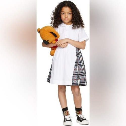 Burberry kids white - burberry,