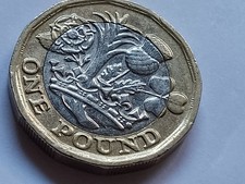 moneta rara One Pound sterlina