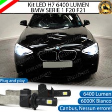 KIT LED H7 LED BMW SERIE 1 F20 6000K 6400 LUMEN NO ERROR ANABBAGLIANTI