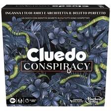 Hasbro Gaming Cluedo Conspiracy, Gioco da Tavolo con Identità Segrete e Strategi