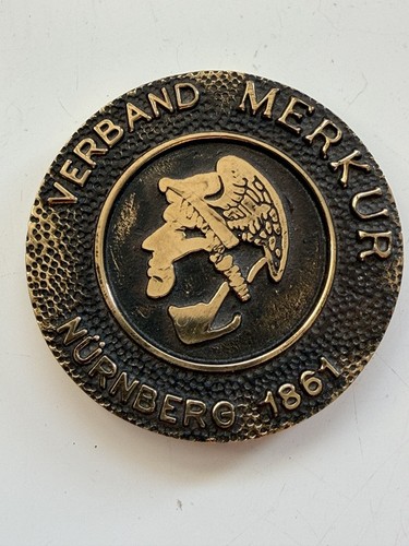 Medaglia placca bronzo - , pesante