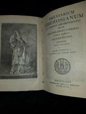 ART.R301114GS” BREVIARIUM AMBROSIANUM” PARS AESTIVA 1 EDIZIONE MEDIOLANI 1896 – 