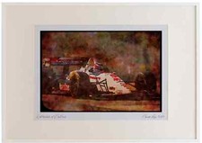 Cornice acquerello Car Racing