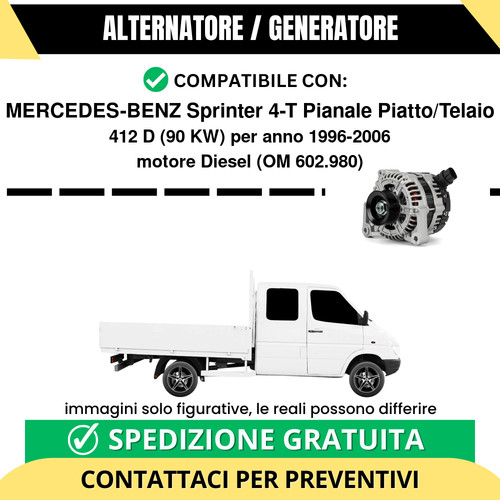 Alternatore mercedes benz - alternatore, mercedes-benz