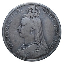 1 corona 1892 - Crown - Londra - Vittoria - Regno Unito - MB+