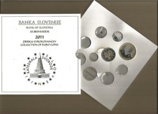 Slovenia Slovenije 2011 - FOLDER BU - Solo moneta da € 2.00 & € 3.00