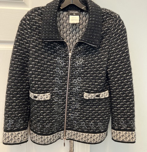 Chanel 2010 tweed navy - 2010, zipped