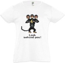 T-shirt Look Behind bambina ragazza Il segreto scimmia a tre teste di Monkey Island