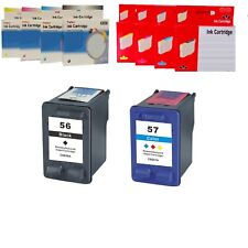 HP 56 + 57 CARTUCCE COMPATIBILI NO ORIGINALI BK NERO TRI-COLORE KIT 2 PEZZI