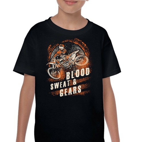 Motocross bambini blood sweat - bambini,