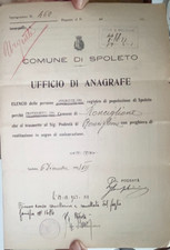 ANAGRAFE SPOLETO 1933 POSANI TERESA, FU FERDINANDO, FU ANNA, PIANCASTAGNAIO-1436