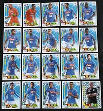 ⚽️ CALCIATORI PANINI ADRENALYN XL 2017-18 NAPOLI SQUADRA COMPLETA 20 CARDS ⚽️