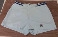 FILA Tennis PANTALONCINO SPORTIVO UOMO AZZURRINO - MAN SHORT VINTAGE 70’s “Rare”