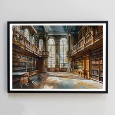 Grande biblioteca antico