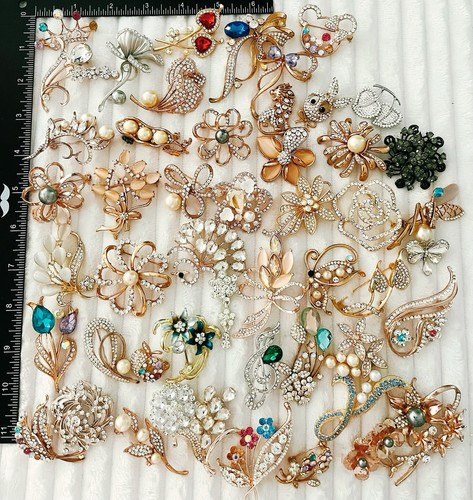 Spilla fiore stile vintage