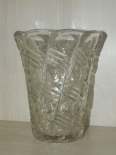 Vaso cristallo vetro italiano vintage