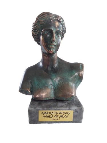 Scultura busto bronzo dea - busto,