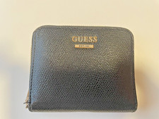 PORTAFOGLIO DONNA GUESS laurel ziparound piccolo - NERO (11x9 cm)