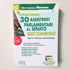Libro Concorso 30 assistenti parlamentari al Senato - Quiz -Simone