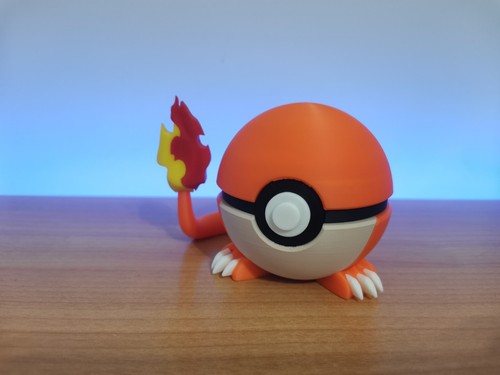 Pokeball charmander - pokeball,