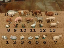 22 animals terracotta sheep