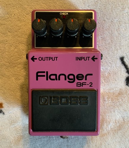 Boss flanger etichetta - boss, bf-2