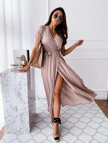 Abito lungo moda - lungo, estiva