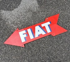 Rara Insegna Freccia Fiat Sign