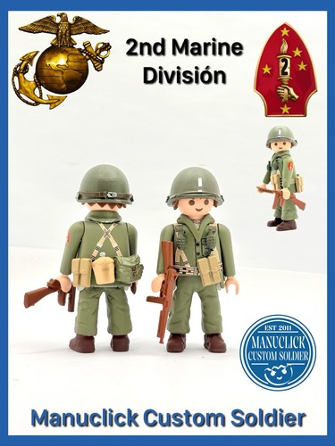 Playmobil custom ww2 marine - playmobil,