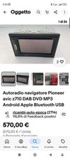 Pioneer AVIC Z710 DAB Autoradio Media Player Sistema di Navigazione DAB Radio