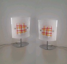 Abatjour In Coppia In Vetro di