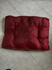 Cuscino per cani Hunter 80x60x6 Bordeaux in tessuto usato