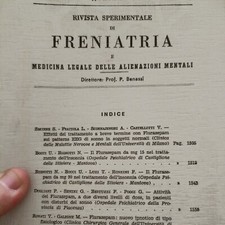 Rivista sper. freniatria e