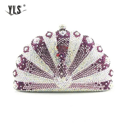 Borsa pavone cristallo - , donna