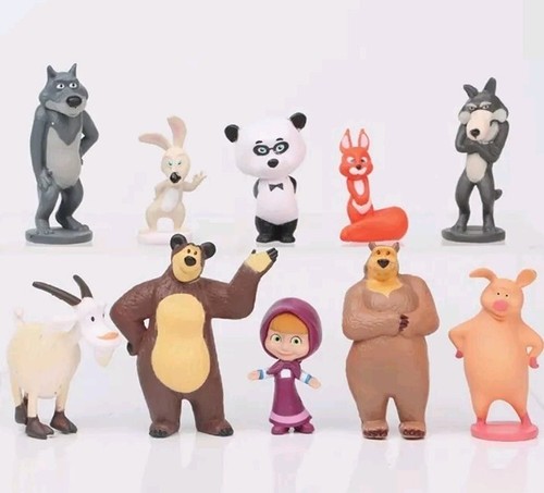 Masha and bear 10pcs set - masha,