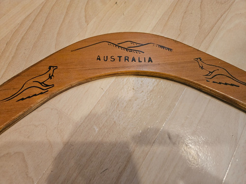 Australian wood boomerang - australian,