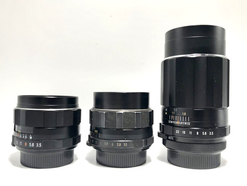 Set obiettivi pentax - obiettivi, asahi