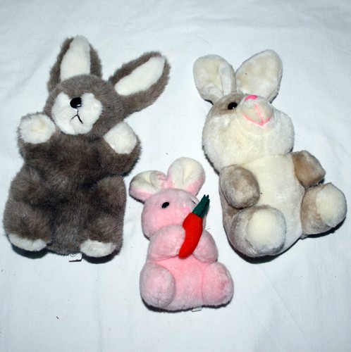 Peluche conigli vari colori - 3,
